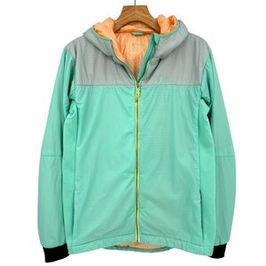 Cotopaxi Women's Pacaya Polartec Alpha Insulated Hooded Jacket in Mint Size L